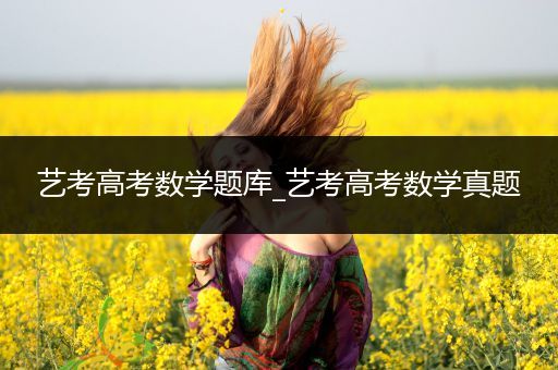 艺考高考数学题库_艺考高考数学真题