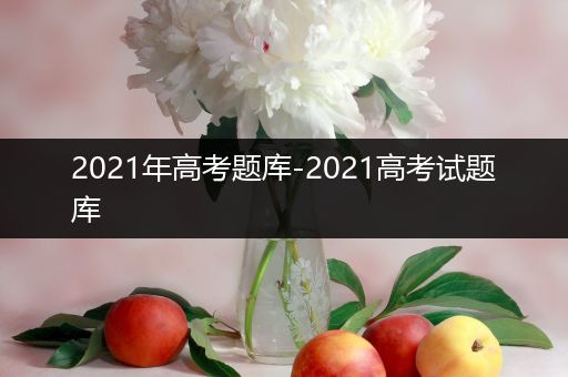 2021年高考题库-2021高考试题库