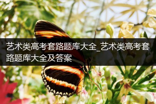 艺术类高考套路题库大全_艺术类高考套路题库大全及答案
