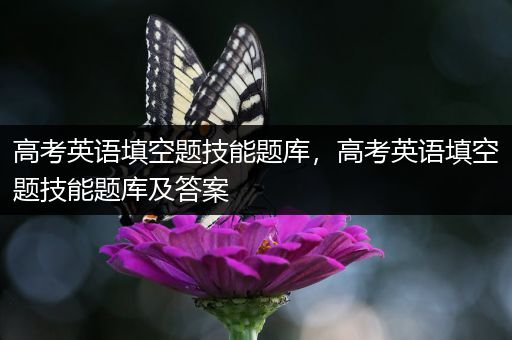 高考英语填空题技能题库，高考英语填空题技能题库及答案