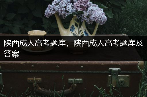 陕西成人高考题库，陕西成人高考题库及答案