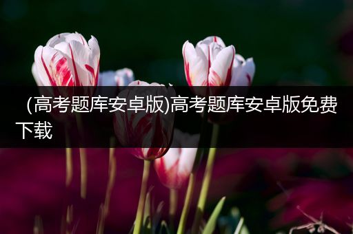 （高考题库安卓版)高考题库安卓版免费下载