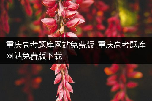 重庆高考题库网站免费版-重庆高考题库网站免费版下载