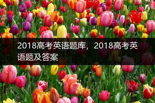 2018高考英语题库，2018高考英语题及答案