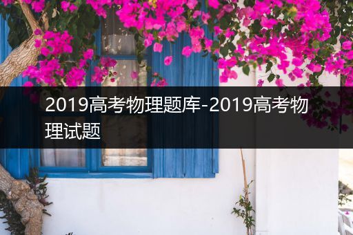 2019高考物理题库-2019高考物理试题