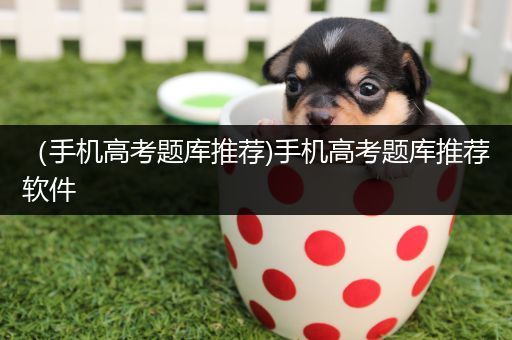 （手机高考题库推荐)手机高考题库推荐软件