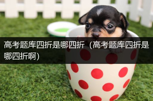 高考题库四折是哪四折（高考题库四折是哪四折啊）