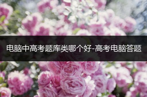 电脑中高考题库类哪个好-高考电脑答题