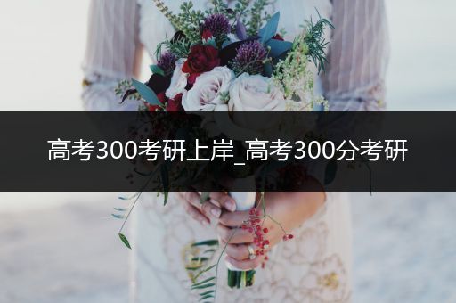 高考300考研上岸_高考300分考研