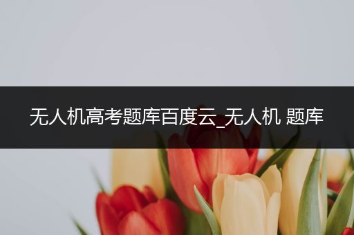 无人机高考题库百度云_无人机 题库