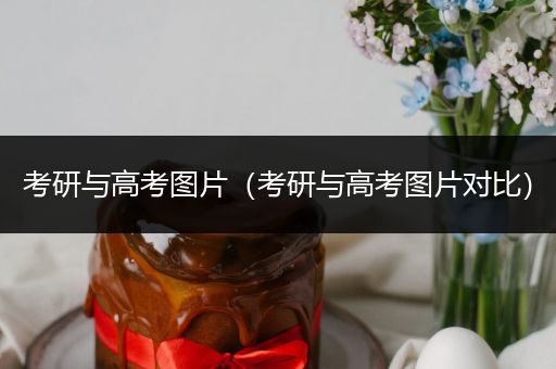 考研与高考图片（考研与高考图片对比）