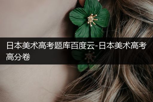日本美术高考题库百度云-日本美术高考高分卷