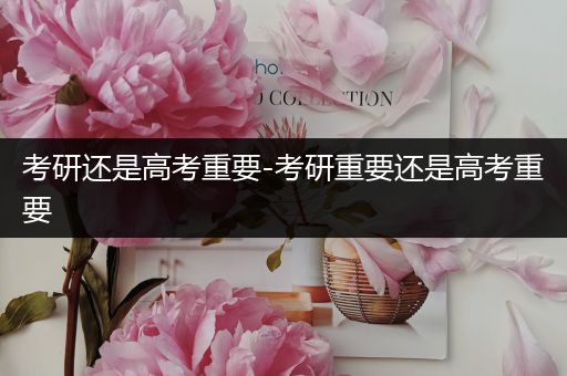考研还是高考重要-考研重要还是高考重要