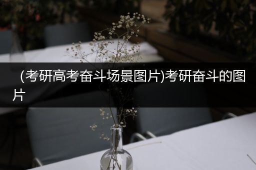 （考研高考奋斗场景图片)考研奋斗的图片