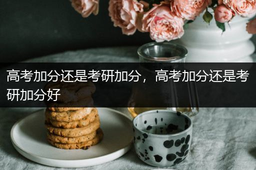 高考加分还是考研加分，高考加分还是考研加分好