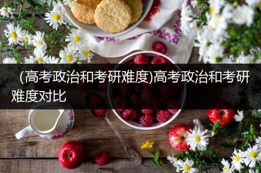 （高考政治和考研难度)高考政治和考研难度对比