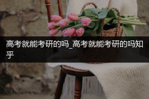 高考就能考研的吗_高考就能考研的吗知乎