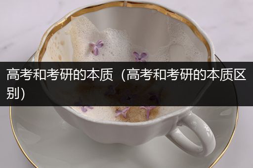高考和考研的本质（高考和考研的本质区别）