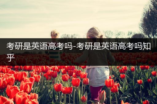 考研是英语高考吗-考研是英语高考吗知乎