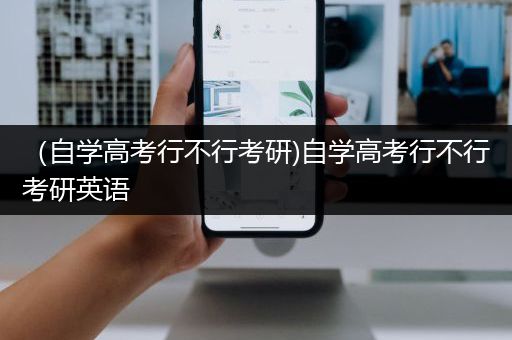 （自学高考行不行考研)自学高考行不行考研英语