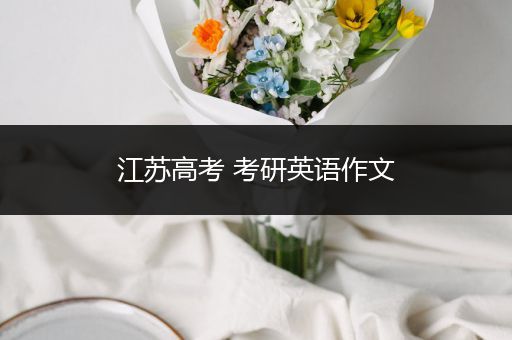 江苏高考 考研英语作文