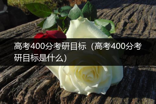 高考400分考研目标（高考400分考研目标是什么）